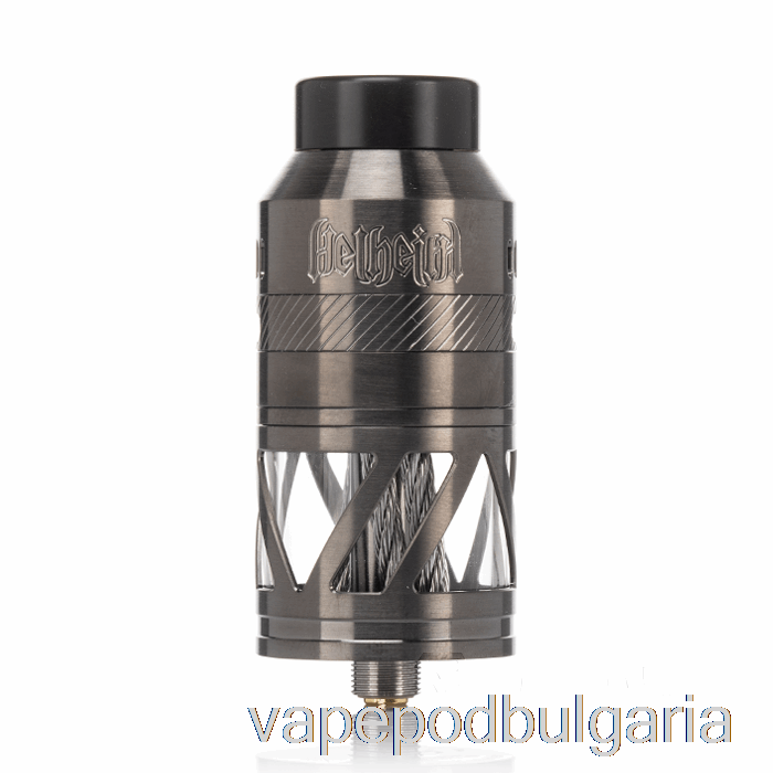 Vape 10000 Дръпки Hellvape Helheim S 25mm Rdta Gunmetal